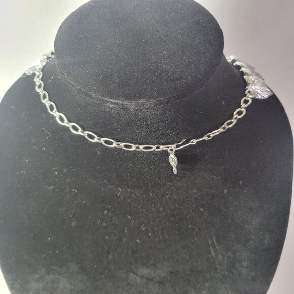 Vintage Sarah Coventry Silver-tone Statement Intricate Fringe Necklace - Picture 4 of 5